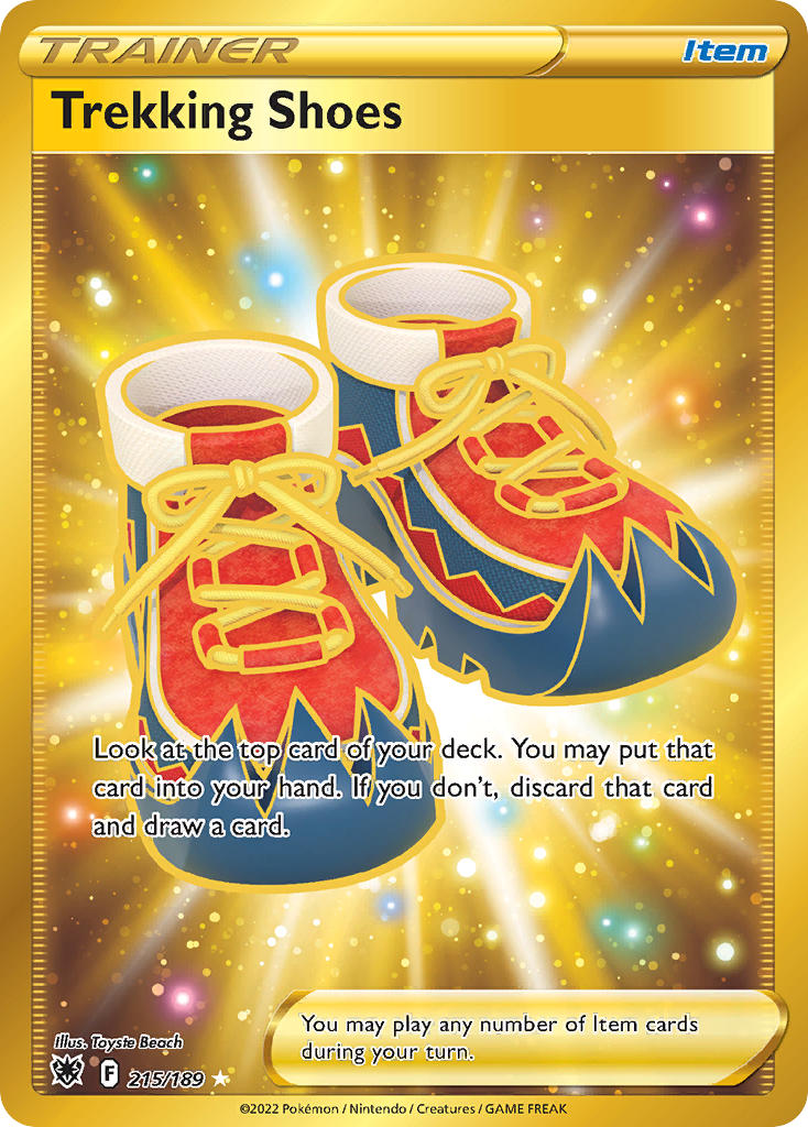 (215/189) Pokemon TCG Astral Radiance Single: Trekking Shoes Secret Rare