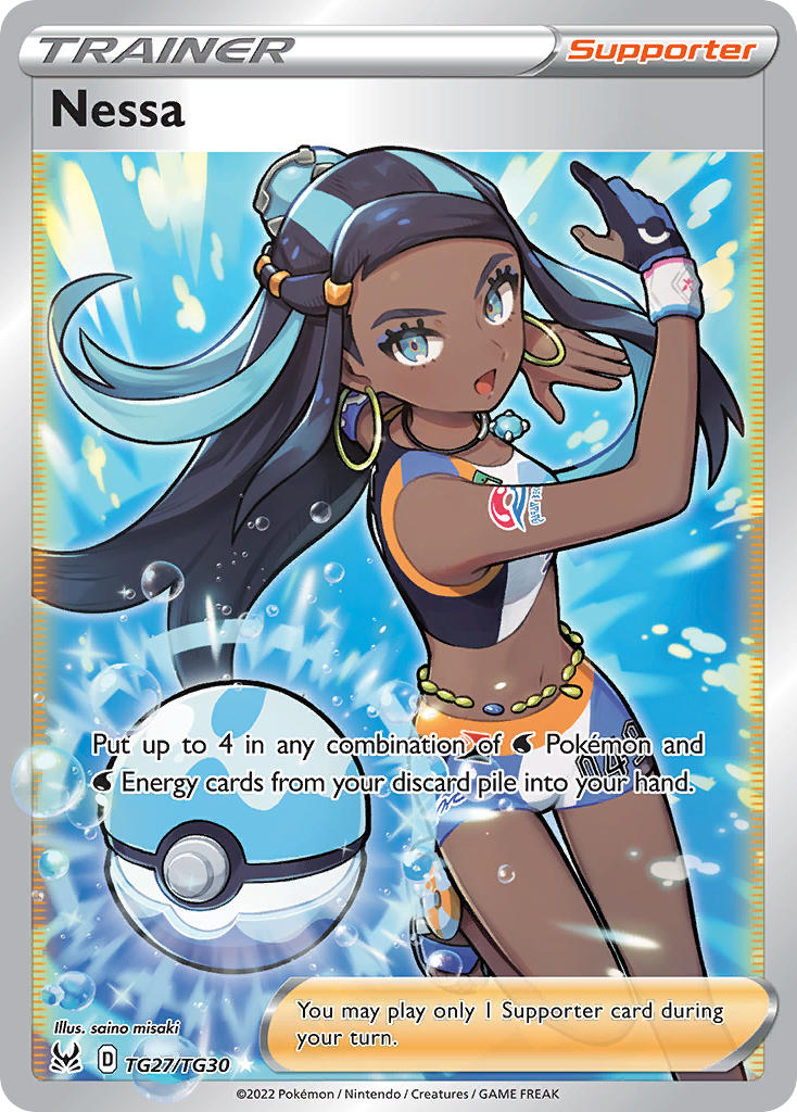 (TG27/TG30) Pokemon TCG Lost Origin Single: Nessa Ultra Rare