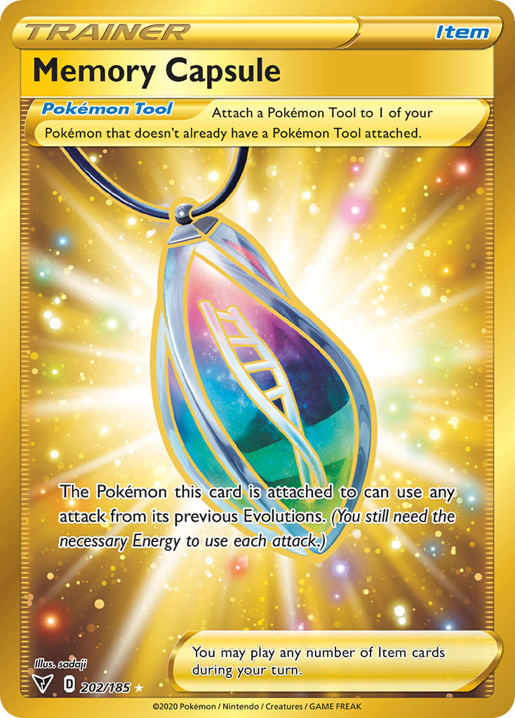 (202/185) Pokemon TCG Vivid Voltage Single: Memory Capsule Secret Rare