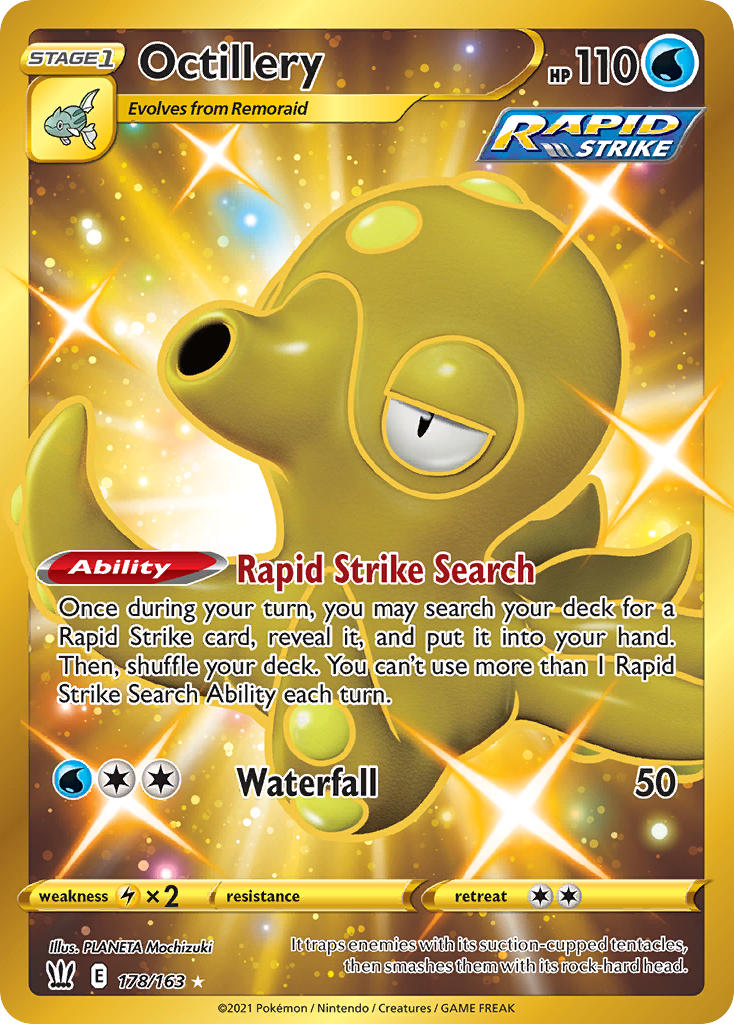 (178/163) Pokemon TCG Battle Styles Single: Octillery Secret Rare