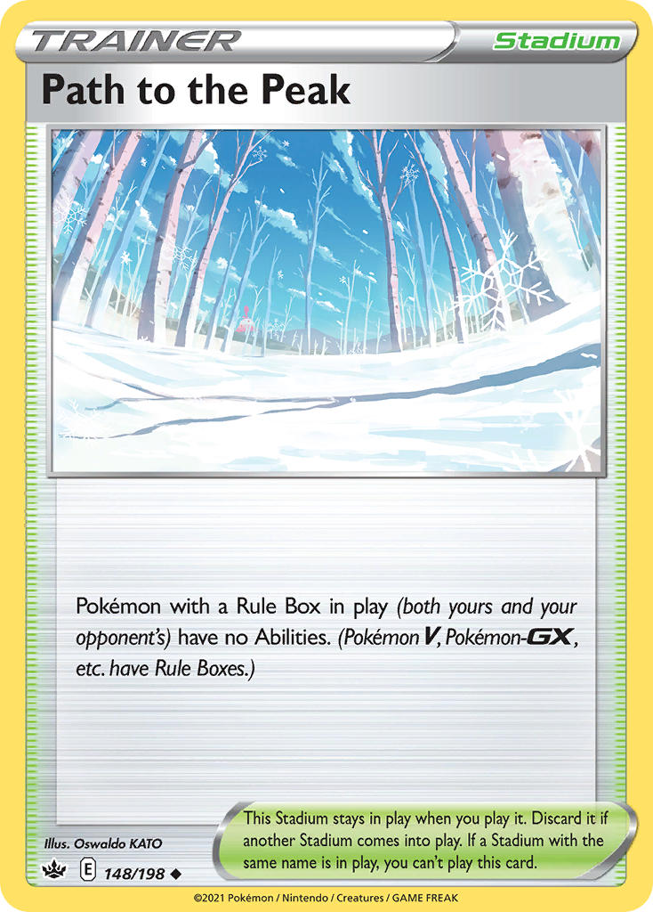 (148/198) Pokemon TCG Chilling Reign Single: Path to the Peak Reverse Holo Uncommon