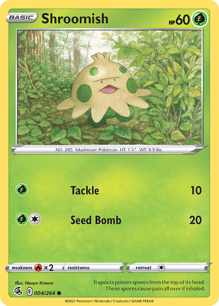 (004/264) Pokemon TCG Fusion Strike Single: Shroomish Common