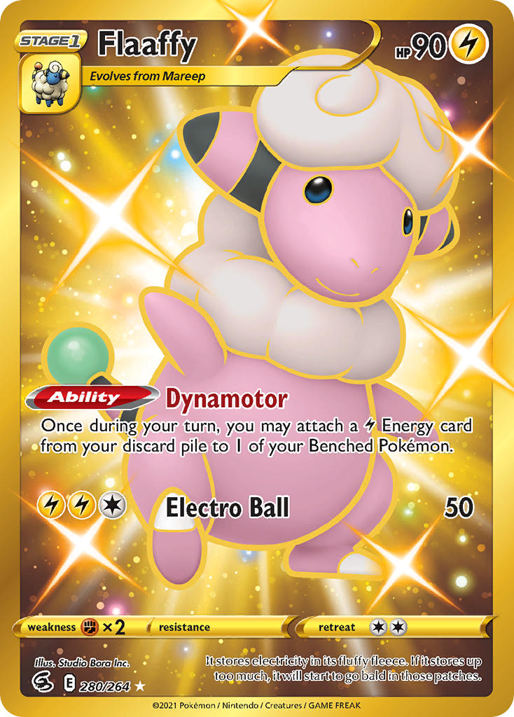 (280/264) Pokemon TCG Fusion Strike Single: Flaaffy Secret Rare