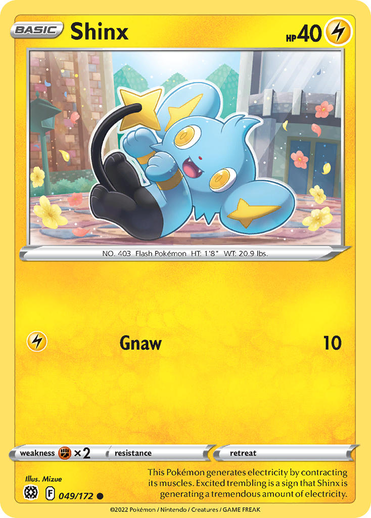 (049/172) Pokemon TCG Brilliant Stars Single: Shinx Common