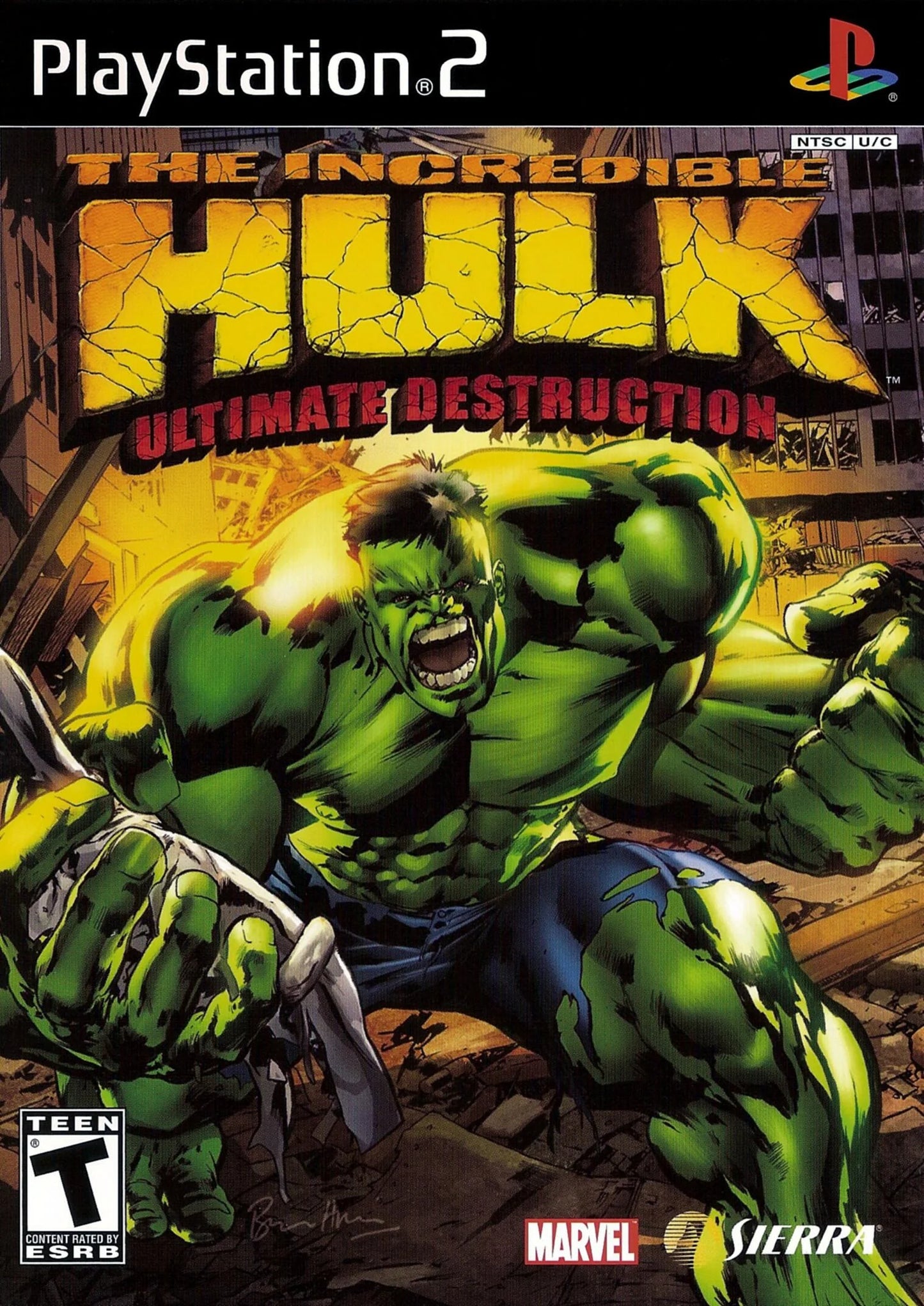 Playstation 2: The Incredible Hulk: Ultimate Destruction