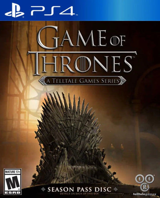Playstation 4: Game Of Thrones A Telltale Games Series