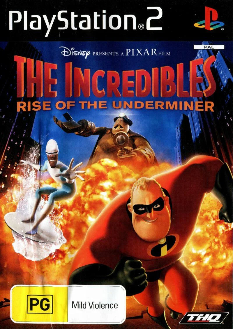 Playstation 2: The Incredibles Rise of the Underminer