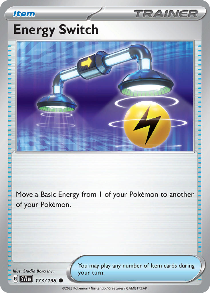 (173/198) Pokemon TCG Scarlet & Violet Single: Energy Switch Common