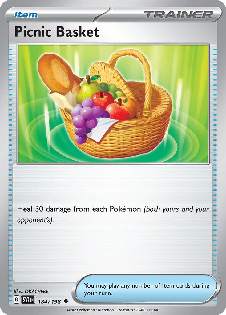 (184/198) Pokemon TCG Scarlet & Violet Single: Picnic Basket Uncommon