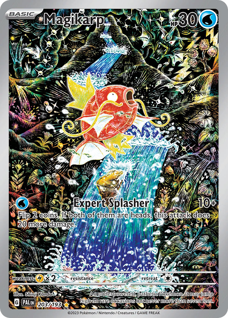 Pokemon TCG Paldea Evolved Single: Magikarp Holo (203/193)