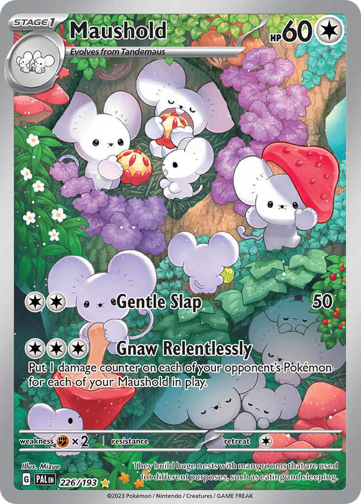 Pokemon TCG Paldea Evolved Single: Maushold Holo (226/193)