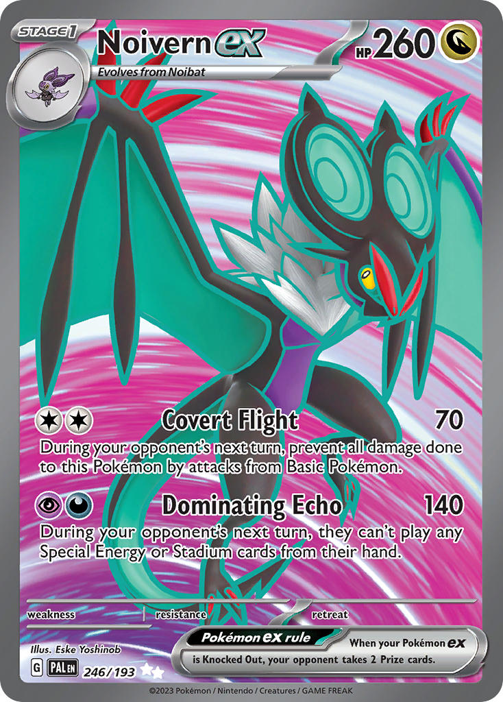 Pokemon TCG Paldea Evolved Single: Noivern ex Holo (246/193)