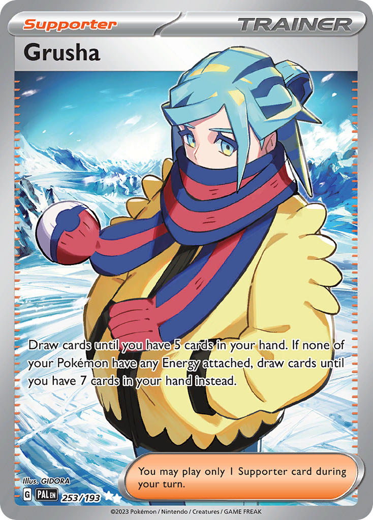 Pokemon TCG Paldea Evolved Single: Grusha Holo (253/193)