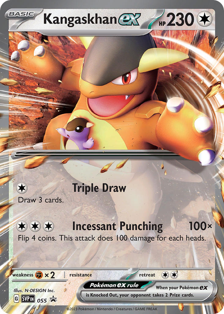 055/ ) Pokemon TCG SV Black Star Promos Single: Kangaskhan ex Promo Puca Puca Games 055/ ) Pokemon TCG SV Black Star Promos Single: Kangaskhan ex Promo Puca Puca Games