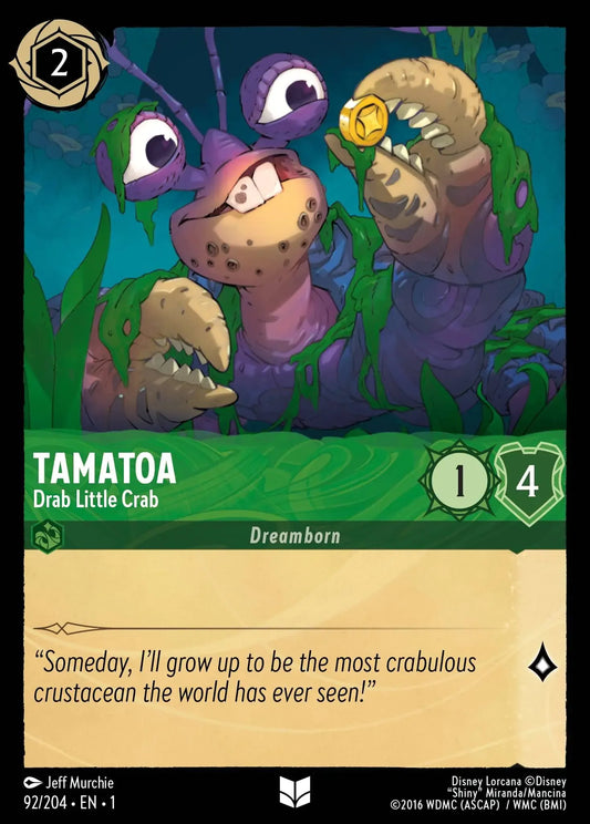 (092) Lorcana The First Chapter Single: Tamatoa - Drab Little Crab  Uncommon