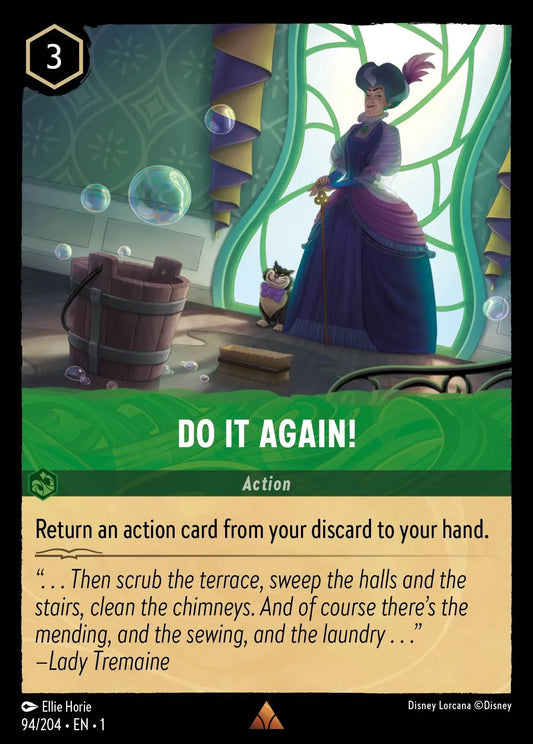 (094) Lorcana The First Chapter Single: Do It Again!  Holo Rare