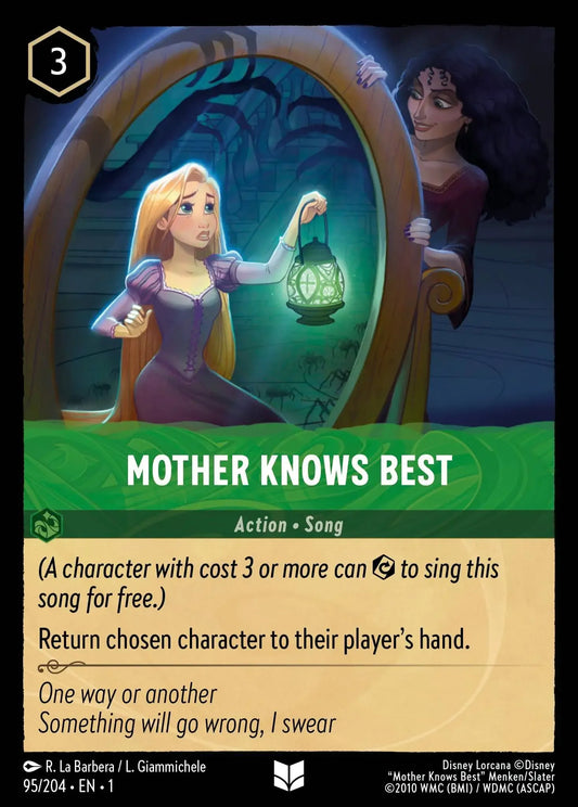 (095) Lorcana The First Chapter Single: Mother Knows Best  Uncommon