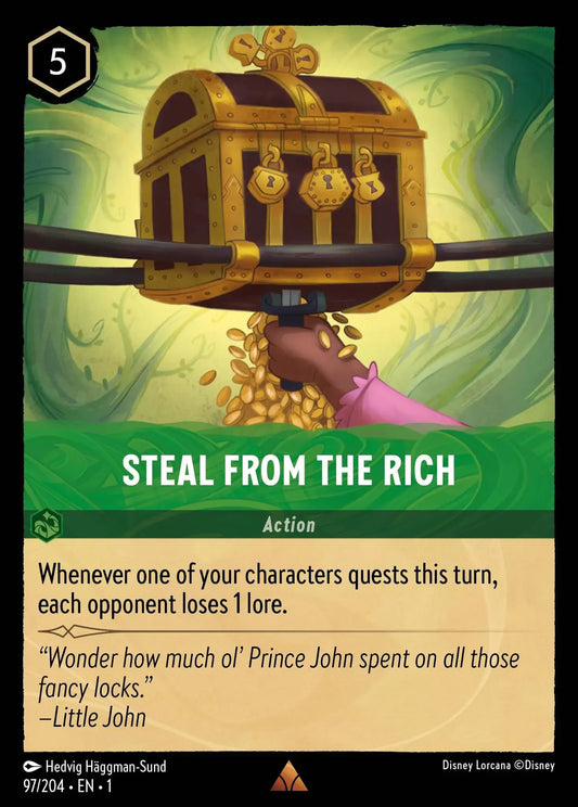 (097) Lorcana The First Chapter Single: Steal From the Rich  Rare