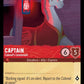 (106) Lorcana The First Chapter Single: Captain - Colonel's Lieutenant  Holo Uncommon