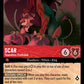 (123) Lorcana The First Chapter Single: Scar - Shameless Firebrand  Holo Rare