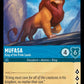 (155) Lorcana The First Chapter Single: Mufasa - King of the Pride Lands  Holo Common