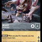 (172) Lorcana The First Chapter Single: Beast - Hardheaded  Holo Uncommon