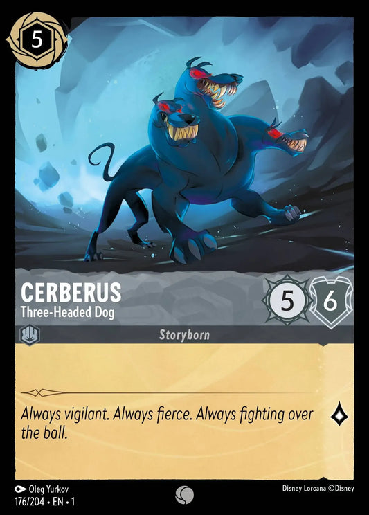 (176) Lorcana The First Chapter Single: Cerberus - Three-Headed Dog  Common