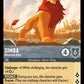 (189) Lorcana The First Chapter Single: Simba - Returned King (V.1)  Holo Rare