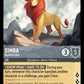 (190) Lorcana The First Chapter Single: Simba - Rightful Heir  Holo Uncommon