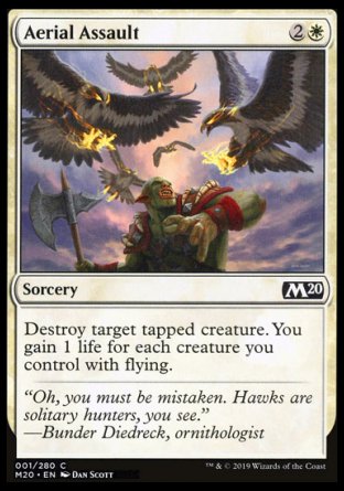 (001/280) Magic The Gathering Core 2020 Single: Aerial Assault  Common