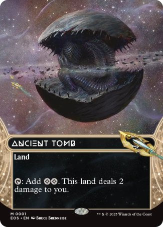 (001) Magic The Gathering Stellar Sights Single: Ancient Tomb (V.1)  Mythic