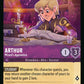 (035) Lorcana Rise of the Floodborn Single: Arthur - Wizard's Apprentice (V.1)  Holo Super Rare