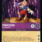 (056) Lorcana Rise of the Floodborn Single: Pinocchio - Star Attraction  Rare