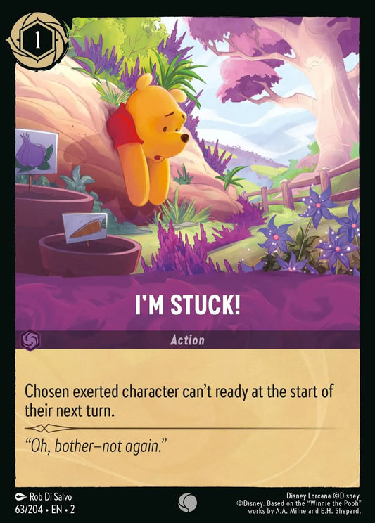 (063) Lorcana Rise of the Floodborn Single: I'm Stuck!  Common