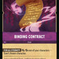(065) Lorcana Rise of the Floodborn Single: Binding Contract  Uncommon