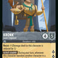 (185) Lorcana Rise of the Floodborn Single: Kronk - Junior Chipmunk  Holo Rare