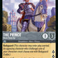 (195) Lorcana Rise of the Floodborn Single: The Prince - Never Gives Up  Uncommon