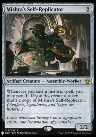 (223) Magic The Gathering The List Single: Mishra's Self-Replicator  Rare
