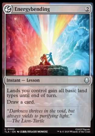 (002) Magic The Gathering Magic: The Gathering | Avatar: The Last Airbender Single: Energybending Holo Uncommon