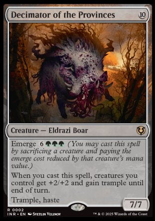 (002) Magic The Gathering Innistrad Remastered Single: Decimator of the Provinces Holo Rare
