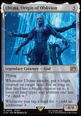 (002) Magic The Gathering Magic: The Gathering - FINAL FANTASY Single: Ultima, Origin of Oblivion  Rare