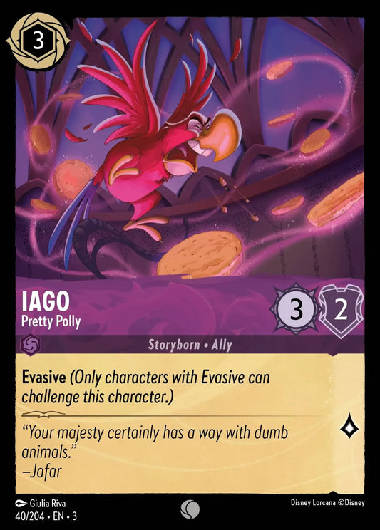 (040) Lorcana Into the Inklands Single: Iago - Pretty Polly  Common