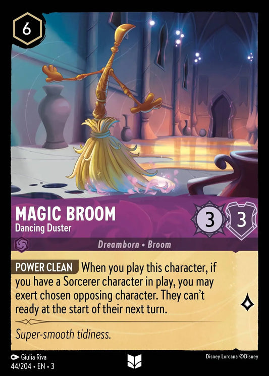(044) Lorcana Into the Inklands Single: Magic Broom - Dancing Duster  Uncommon