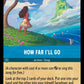 (161) Lorcana Into the Inklands Single: How Far I'll Go  Holo Uncommon