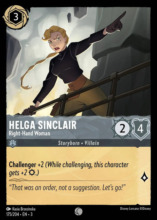 (175) Lorcana Into the Inklands Single: Helga Sinclair - Right-Hand Woman  Common