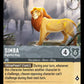 (193) Lorcana Into the Inklands Single: Simba - Rightful King  Holo Uncommon