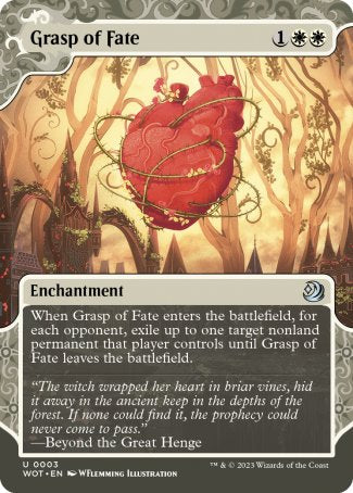 (003) Magic The Gathering Enchanting Tales Single: Grasp of Fate  Uncommon