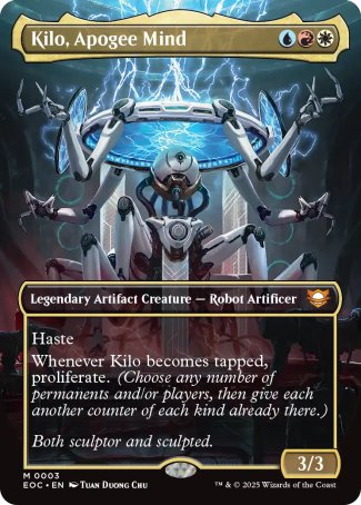 (003) Magic The Gathering Commander: Edge of Eternities Single: Kilo, Apogee Mind  Mythic