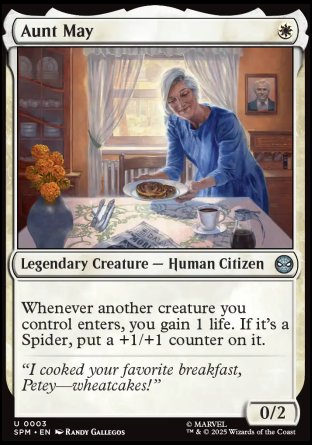 (003) Magic The Gathering Magic: The Gathering | Marvel's Spider-Man Single: Aunt May Holo Uncommon