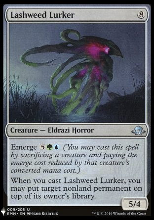 (009) Magic The Gathering The List Single: Lashweed Lurker  Uncommon